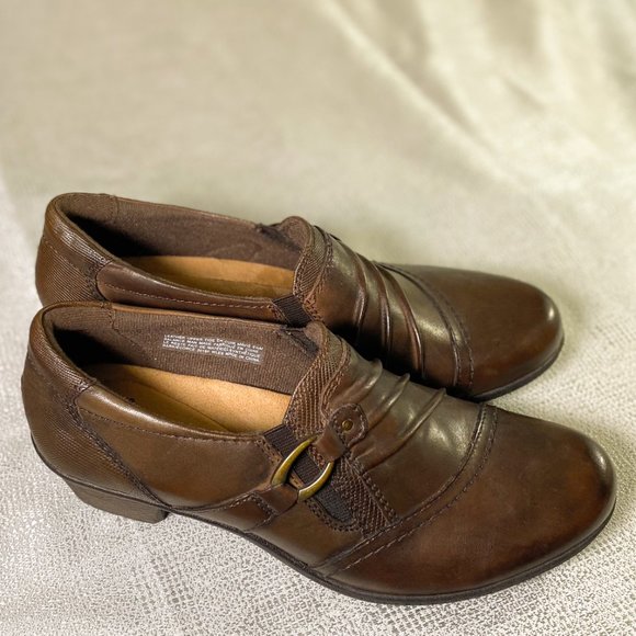 NEW Earth Origins Women's Shoes Brown Buckle Steampunk Ankle Boots by Earth Shoe - Picture 7 of 15